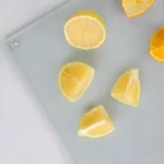 Home Basics Frosted Tempered Glass Cutting Board - Modern Rectangular Serving Platter thumbnail 4
