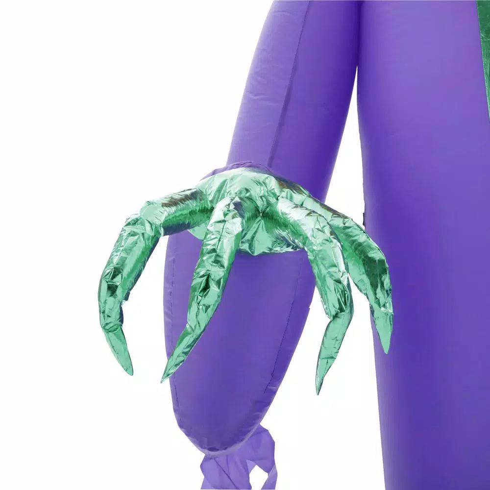 Gemmy 12 ft. Halloween Airblown Projection Inflatable Fire and Ice Jack O Reaper