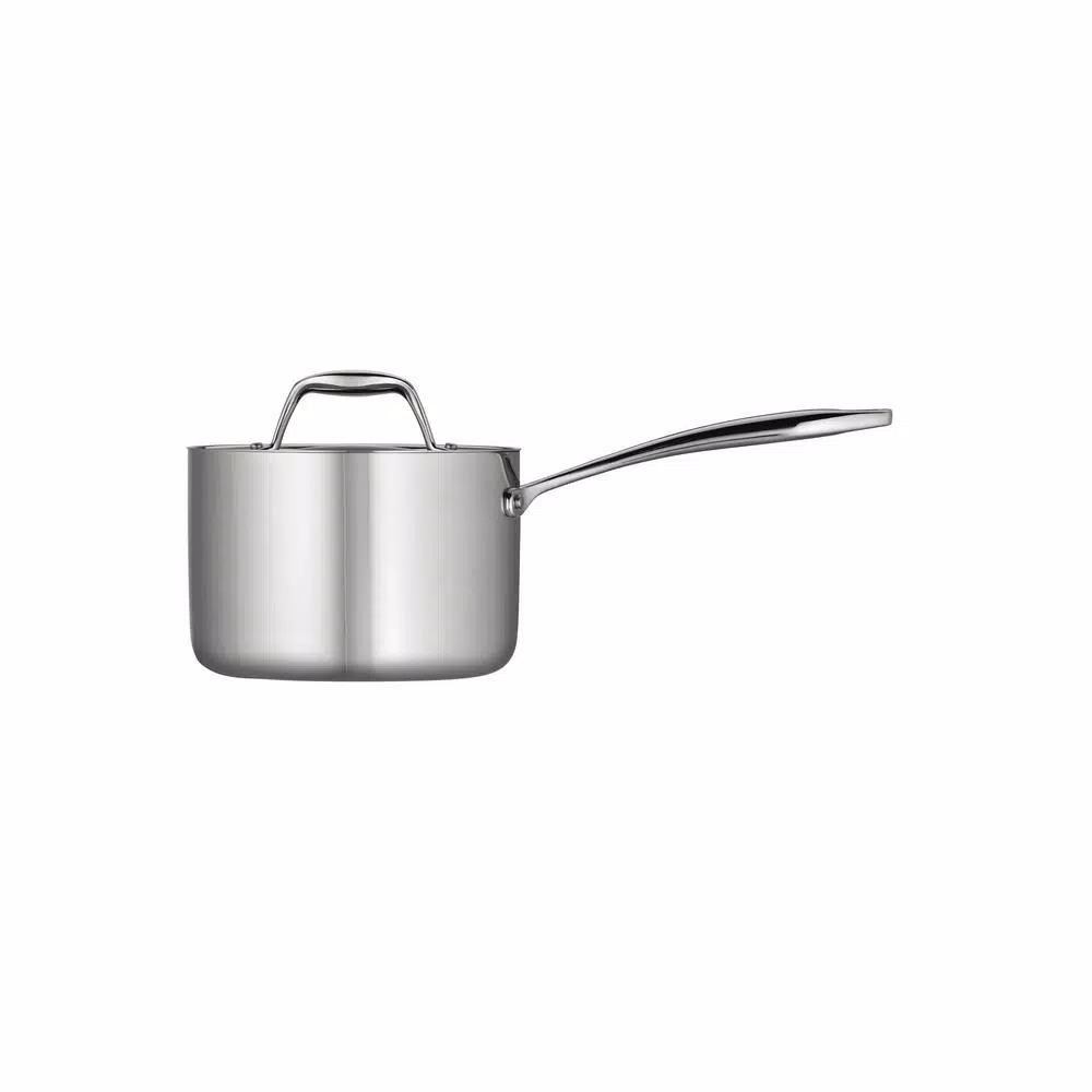 Tramontina 2 Qt Tri-Ply Clad Stainless Steel Sauce Pan with Lid