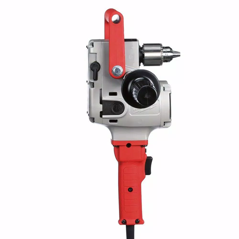 Milwaukee 7.5 Amp 1/2 in. Hole Hawg Corded Right Angle Drill Kit with Case