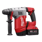 Milwaukee M18 FUEL 1-1/8 in. SDS-Plus Rotary Hammer Kit with (2) 5.0 Ah Batteries and Charger thumbnail 8