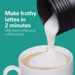 Hamilton Beach FlexBrew Single Serve Coffee Maker with Built-in Milk Frother, Black thumbnail 5