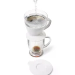 OXO Good Grips 1.5-Cup Pour-Over Coffee Maker with Water Tank, White thumbnail 10