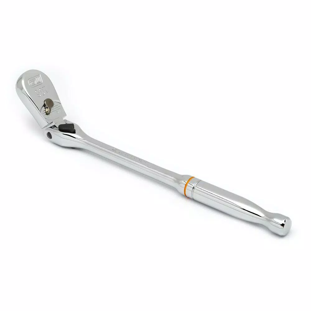 GEARWRENCH 3/8 in. Drive 90-Tooth Locking Flex Head Teardrop Ratchet, 11 in.