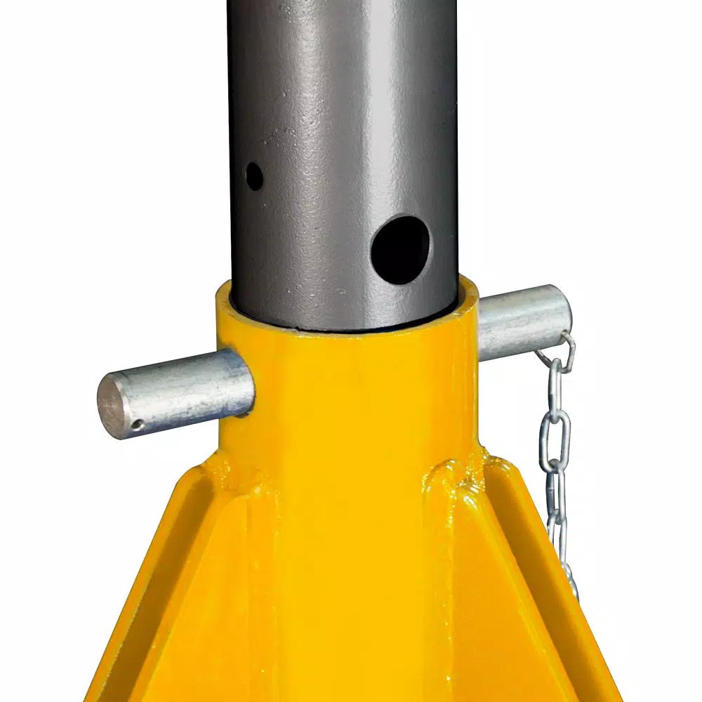 ESCO 10-Ton High-Lift Jack Stand with Spring-Assisted Shaft