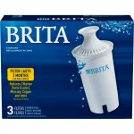 Brita Replacement Water Filter Cartridges for Water Pitchers and Dispensers, BPA Free, 3-Pack thumbnail 2
