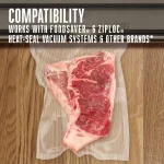 Weston 8 in. x 12 in. Vacuum Sealer Bags, 100-Pack, Heavy Duty 3.0 Mil BPA Free Plastic thumbnail 4