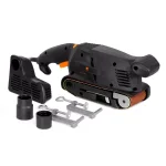 WEN 5-Amp 3 in. x 18 in. Variable Speed Corded Belt Sander, Handheld and Benchtop thumbnail 1