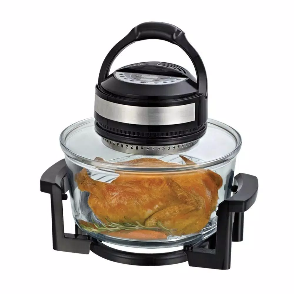 SPT 1300W Black Convection Countertop Oven with Infrared & Conduction Technology