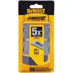 DEWALT Carbide Utility Blades, 50-Pack thumbnail 1