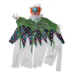 Worth Imports 36 in. Hanging Light Up Clown Halloween Decor with Flashing Eyes and Bendable Arms thumbnail 1