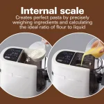 Hamilton Beach Electric Pasta Maker with Internal Scale, 7 Shapes, White thumbnail 5