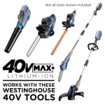 Westinghouse 40V Cordless Hedge Trimmer with 2.0 Ah Battery and Charger, 24 in. Blades thumbnail 11