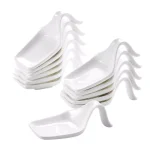MALACASA 4.3 in. White Porcelain Ramekins Set of 12, Ceramic Serving Dishes for Creme Brulee and Souffle thumbnail 1