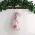 Country Living 17.5 in. Blush Retro Star Christmas Stocking - Vintage Inspired Microfiber thumbnail 6