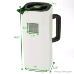 Mind Reader White 4-Cup Double Wall Thermal Coffee Carafe with Digital Temperature Display thumbnail 7