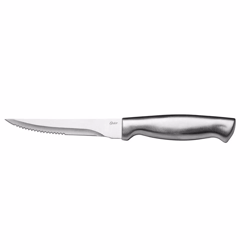 Oster Baldwyn 14-Piece Stainless Steel Knife Set with Hardwood Block