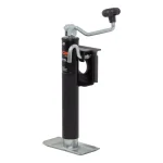 CURT Swivel Bracket-Mount Trailer Jack with Top Handle, 2,000 lbs. Capacity, 10 in. Travel thumbnail 1