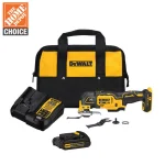DEWALT 20V MAX XR Cordless Brushless 3-Speed Oscillating Multi-Tool Kit with 1.5Ah Battery & Charger thumbnail 1