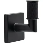 Delta Averland Matte Black Towel and Robe Hook, Contemporary Zinc Construction thumbnail 1