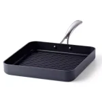 Cooks Standard 11 in. Hard-Anodized Aluminum Nonstick Square Grill Pan, Black thumbnail 1