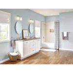 Moen Glyde 24 in. Single Towel Bar in Brushed Nickel thumbnail 3