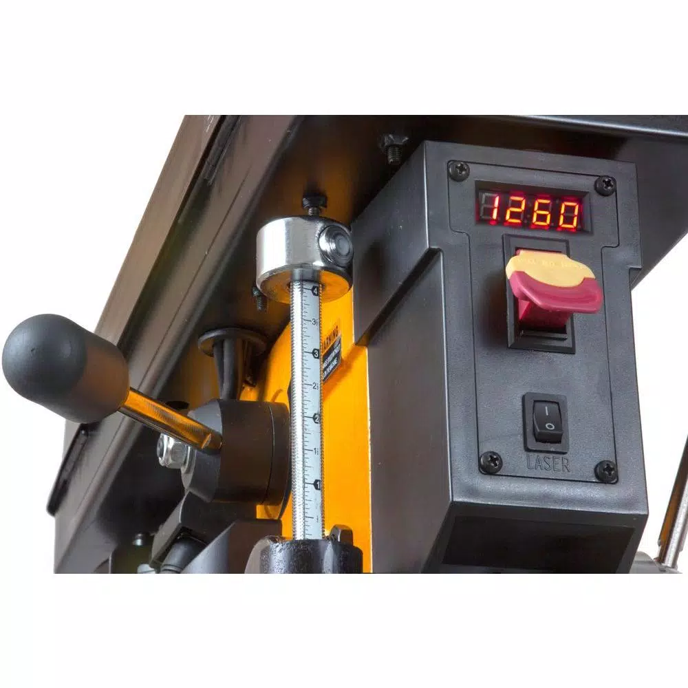 WEN 15 in. Floor Standing Drill Press, 8.6 Amp, Variable Speed with Digital Readout