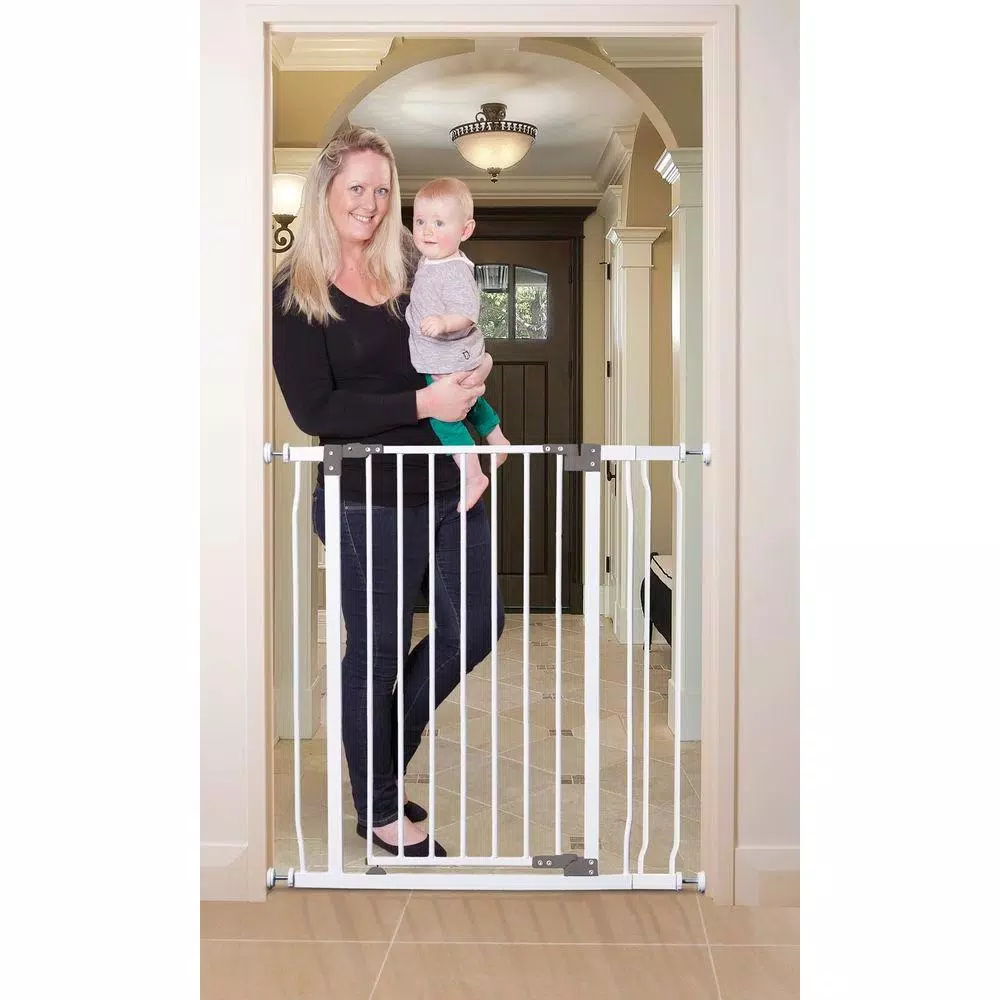 Dreambaby Liberty Extra Tall Auto-Close Security Gate with 3.5 in. Extension, 36.5 in. H, White