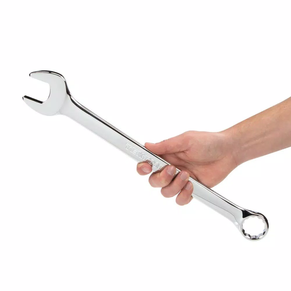 TEKTON 32 mm Combination Wrench, 12-Point Box End, Chrome Vanadium Steel