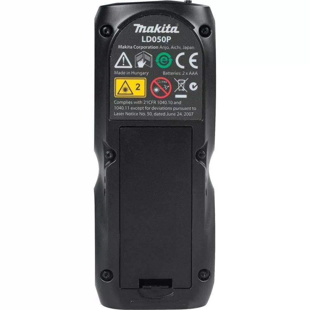 Makita LD050P 164 ft. Laser Distance Measure with IP54 Rating