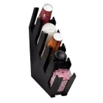 Unbranded Black 5-Section Countertop Cup and Lid Organizer for 6 oz. to 44 oz. Cups thumbnail 2