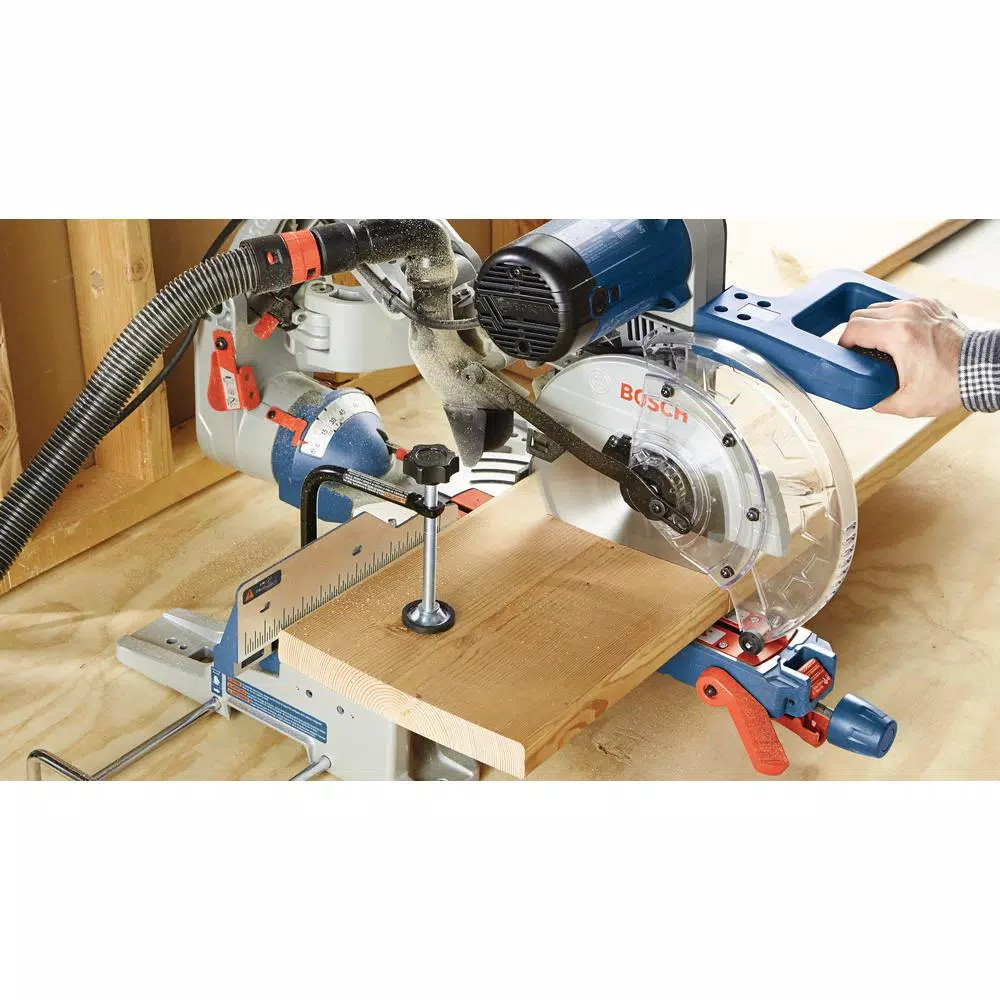 Bosch CM10GD 10 in. Dual-Bevel Sliding Glide Miter Saw with Gravity Rise Stand and Wheels