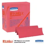 WypAll X80 Red Quarterfold Wipers, 50-Pack (Case of 4 Packs) thumbnail 2