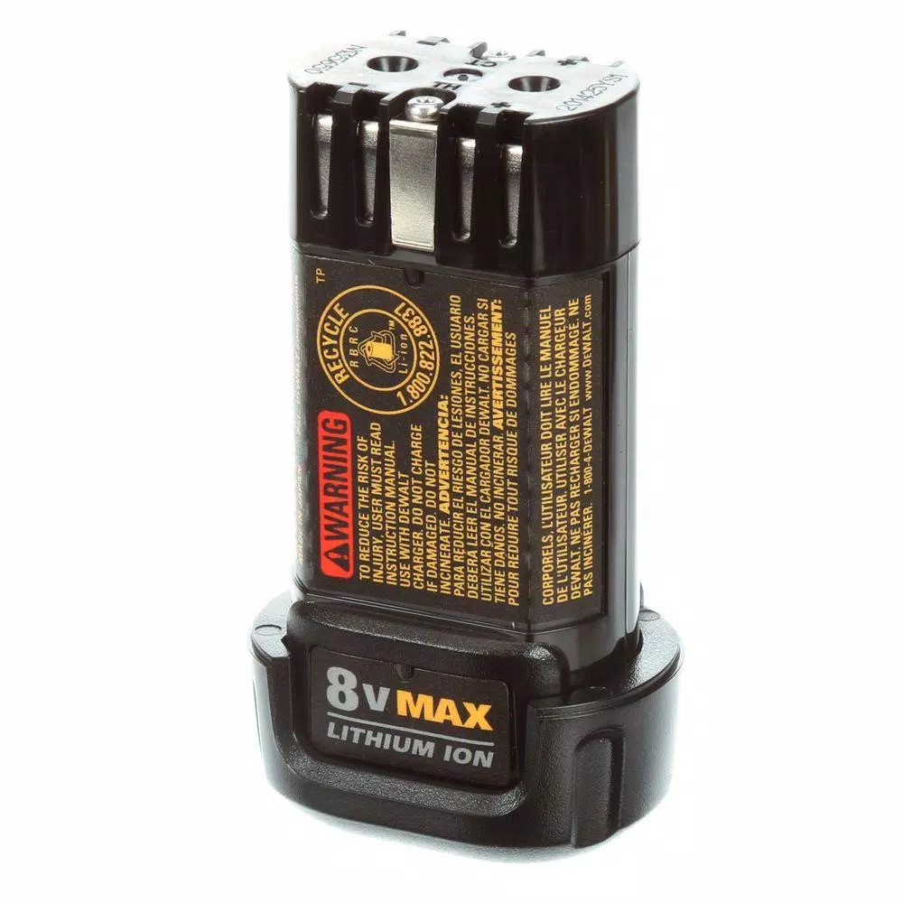 DEWALT 8V MAX Cordless Gyroscopic Screwdriver Kit with 2 1.0 Ah Batteries, Charger & Bag