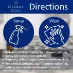 Granite Gold Natural Stone Daily Cleaner, Streak-Free Formula, 24 oz (3-Pack) thumbnail 7