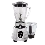Oster Whirlwind Heritage Blend 1000W Blender with Food Processor Attachment, 48 oz Glass Jar, Chrome thumbnail 1