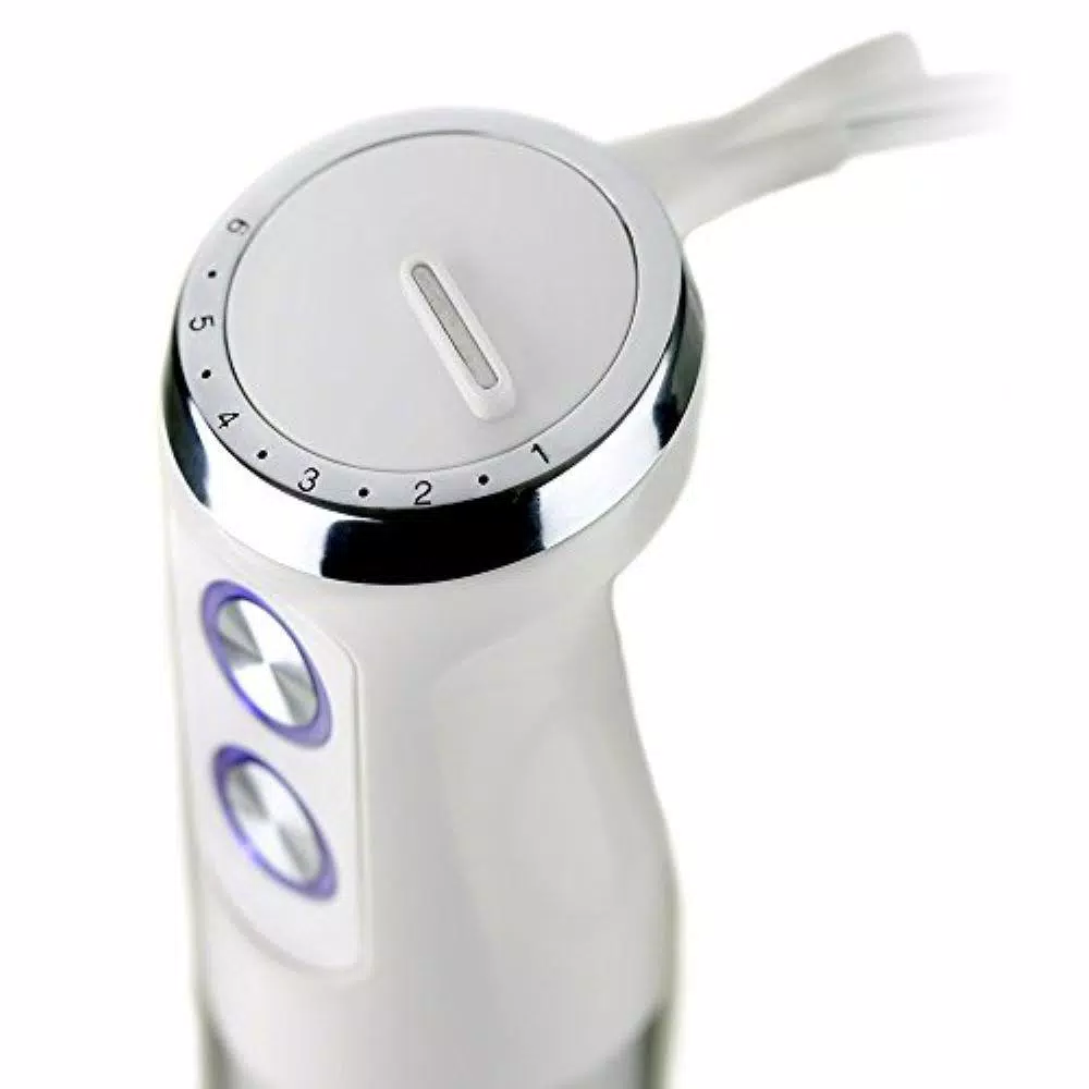 Ovente HS680 500W Immersion Blender, 6-Speed Handheld Mixer with Stainless Steel Blades