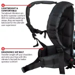 Tomahawk Power Tomahawk 1.6 HP Honda Gas Powered Concrete Vibrator with 10 ft. Flex Shaft Backpack thumbnail 6