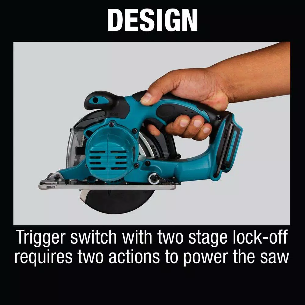 Makita 18V LXT Cordless 5-3/8 in. Metal Cutting Saw with 5.0Ah Battery Bundle