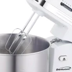 Brentwood Appliances Brentwood 5-Speed Stand Mixer with 3-Quart Stainless Steel Mixing Bowl, White thumbnail 5