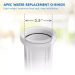 APEC Water Systems 3.5 in. O-Ring Set (3-Pack) for 10 in. Standard Reverse Osmosis Filter Housings thumbnail 3