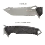 Sheffield REAPR Javelin Fixed Blade Knife with 5 in. Serrated Chisel Tanto Blade thumbnail 4