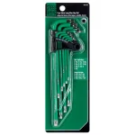 Steel Vision 9-Piece Extra-Long Torx Key Wrench Set, Chromium-Vanadium Steel thumbnail 3