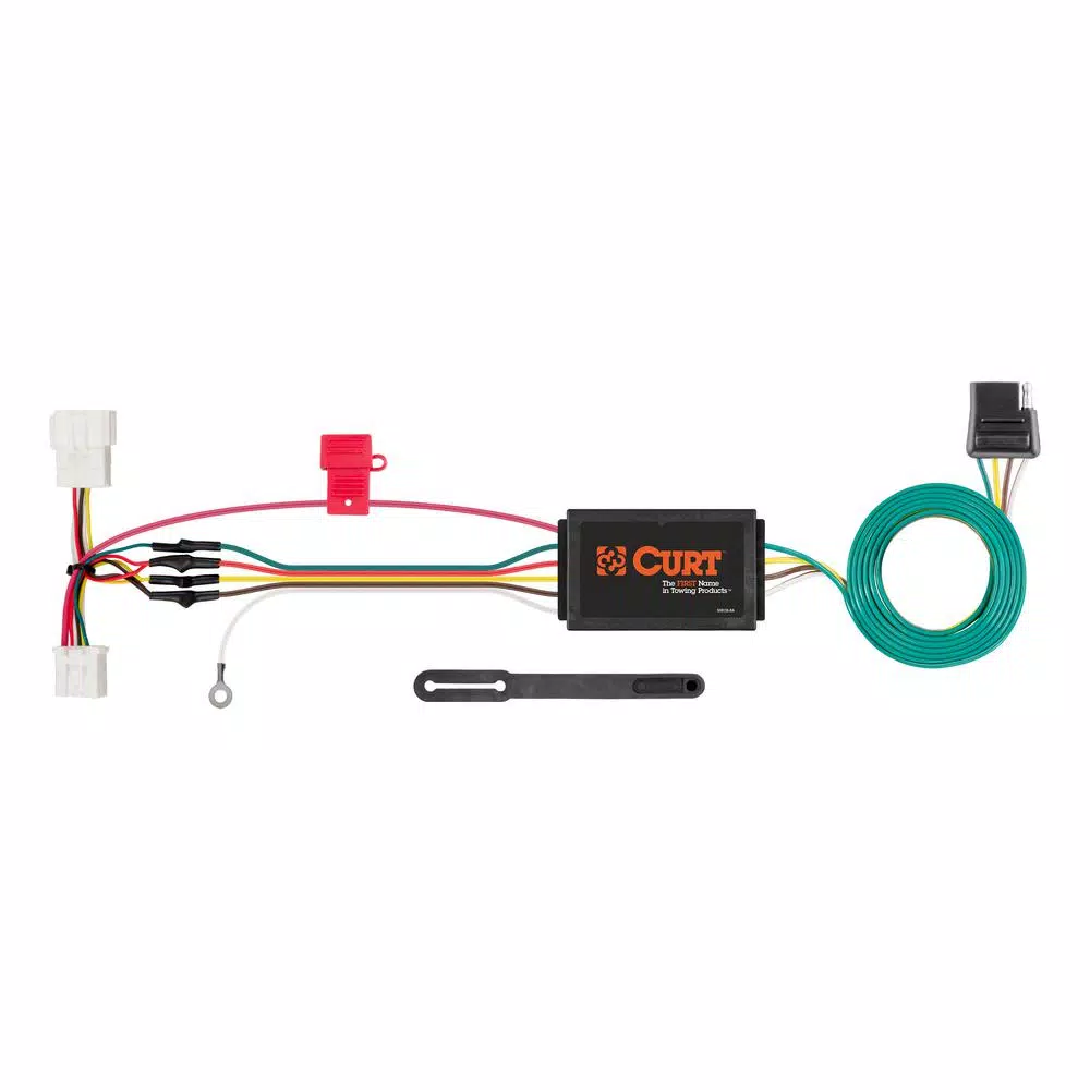 CURT Custom Vehicle-Trailer Wiring Harness for Honda CR-V, 4-Way Flat T-Connector Kit