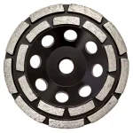 Thinset Removal Bit 4.5 in. Double Row Diamond Grinding Cup Wheel for Masonry and Thinset Removal thumbnail 1