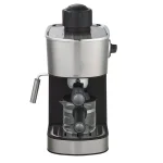 LavoHome 4-Cup Espresso and Cappuccino Maker Machine with Glass Carafe, 800W, Black thumbnail 3