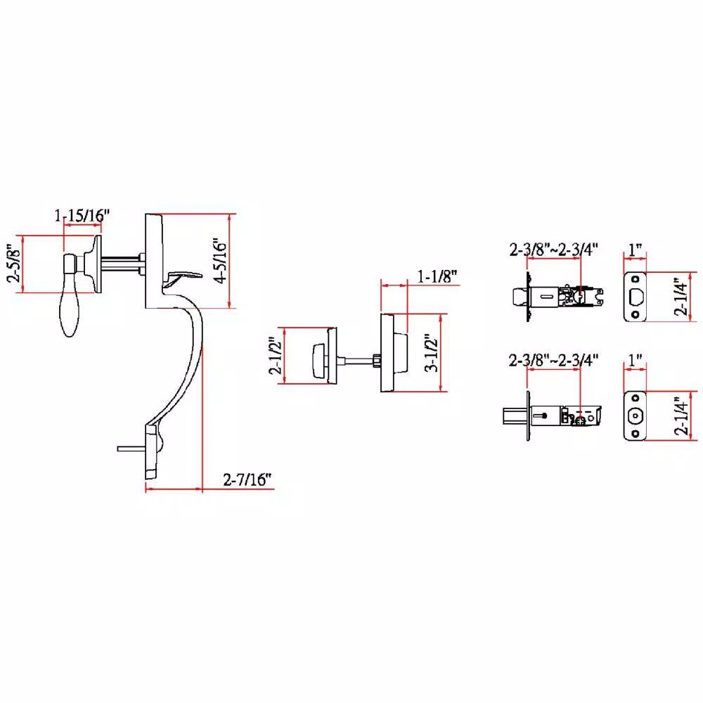 Design House Sussex Satin Nickel Entry Handleset with Springdale Lever Interior and Single Cylinder Deadbolt