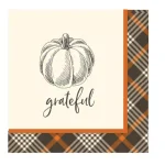 Sugar Plum Party SugarPlum Rustic Harvest Paper Lunch Napkins, 32-Piece Set thumbnail 1
