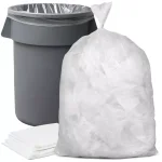 Plasticplace 55-60 Gallon Clear Heavy Duty Trash Bags, 1.5 Mil Thickness, 50 Count Case thumbnail 2