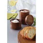 Rachael Ray Tools and Gadgets 3-Tier Acacia Wood Stacking Salt Box thumbnail 2